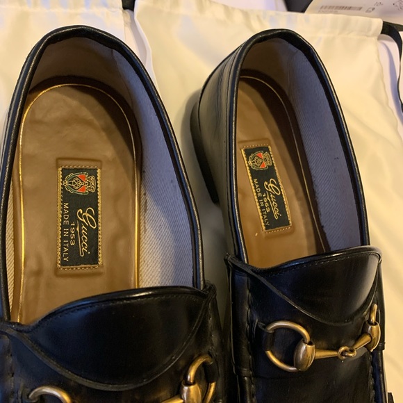 GUCCI Loafer- 1953 Horsebit black leather loafer - Picture 6 of 10